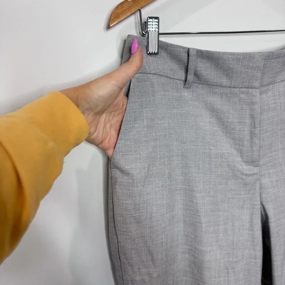 Ann Taylor Factory Light Gray Women’s High Rise Trousers (Sz 8) - Picture 4 of 9